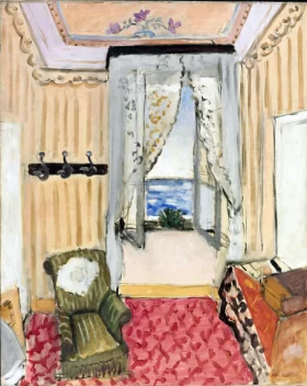 Interior at Nice (Room at the Beau Rivage) by Henri Matisse Interior at Nice (Room at the Beau Rivage) by Henri Matisse