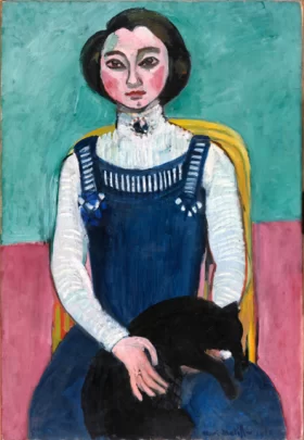 Marguerite au chat noir by Henri Matisse