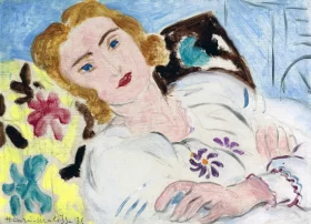 La blouse blanche brodée by Henri Matisse La blouse blanche brodée by Henri Matisse