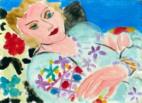 La blouse verte brodée by Henri Matisse