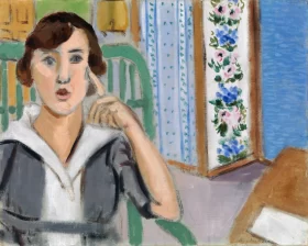 La Femme au paravent by Henri Matisse