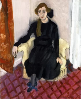 Jeune fille en noir by Henri Matisse