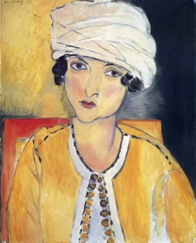 Lorette with Turban, Yellow Jacket by Henri Matisse