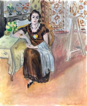 The Brown Dress by Henri Matisse The Brown Dress by Henri Matisse