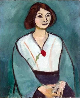 Woman In Green by Henri Matisse