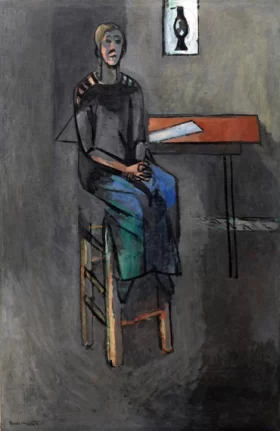 Woman on a High Stool (Germaine Raynal) by Henri Matisse Woman on a High Stool (Germaine Raynal) by Henri Matisse
