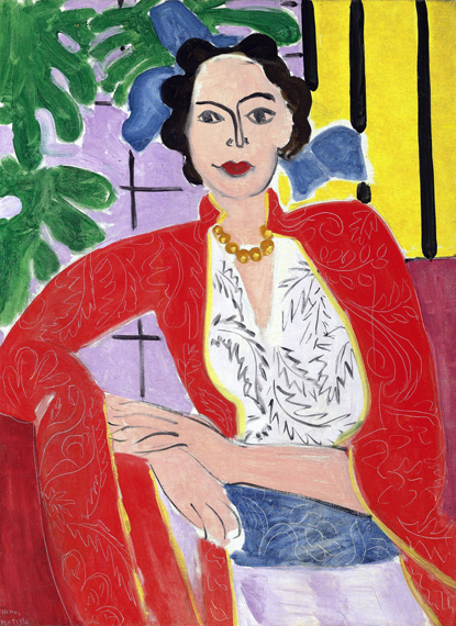 Le collier d’ambre by Henri Matisse, oil painting reproduction on canvas Le collier d’ambre by Henri Matisse