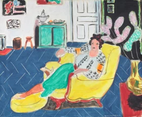 Woman Seated in an Armchair by Henri Matisse Woman Seated in an Armchair by Henri Matisse