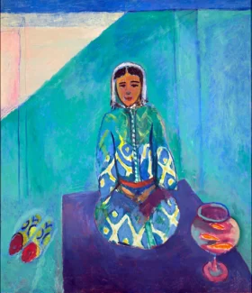 Moroccan Triptych - Zorah on the Terrace (centre). by Henri Matisse