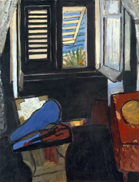 Interior with violin by Henri Matisse
