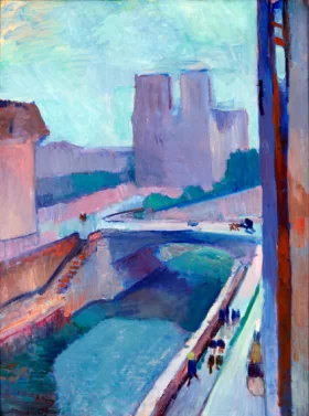 Notre-Dame, une fin d'après-midi (A Glimpse of Notre Dame in the Late Afternoon) by Henri Matisse