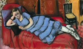 The Red Sofa (Le Canapé rouge) by Henri Matisse