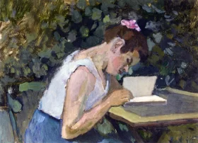 Woman Reading in a Garden by Henri Matisse