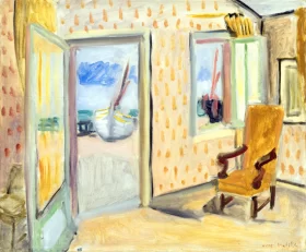 Intérieur - porte ouverte by Henri Matisse