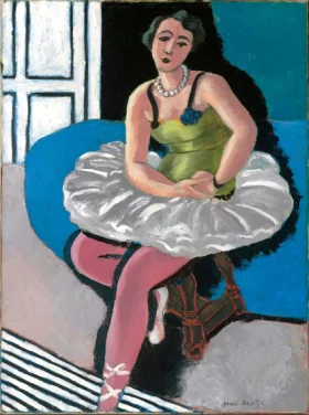 Ballet Dancer Seated on a Stool by Henri Matisse