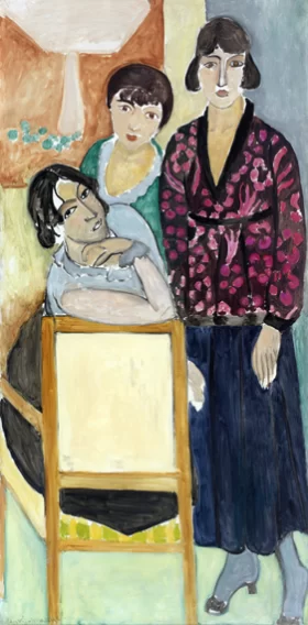 Three Sisters and "The Rose Marble Table" by Henri Matisse