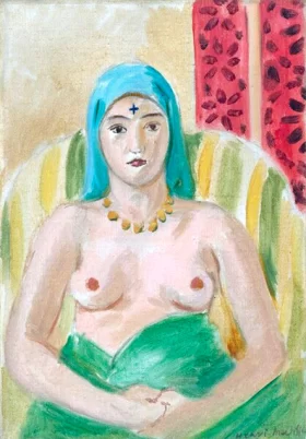 Odalisque, Half-Length-The Tattoo by Henri Matisse