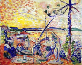 Study for "Luxe, calme et volupté" by Henri Matisse Study for "Luxe, calme et volupté" by Henri Matisse