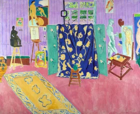 The Artist's Studio (The Pink Studio) by Henri Matisse The Artist's Studio (The Pink Studio) by Henri Matisse