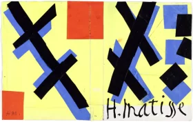 Cover design for Matisse- His Art and His Public by Henri Matisse