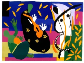 Large Decoration With Masks by Henri Matisse