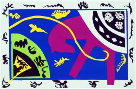 Horse, Rider and Clown (Le cheval, l'écuyère et le clown) from Jazz by Henri Matisse