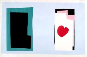 Le coeur (The Heart) from Jazz by Henri Matisse