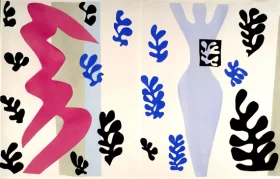 Le lanceur de couteaux (The Knife Thrower) from Jazz by Henri Matisse
