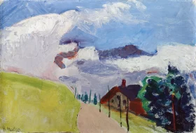 Paysage suisse (Route de Chézières à Villars) by Henri Matisse