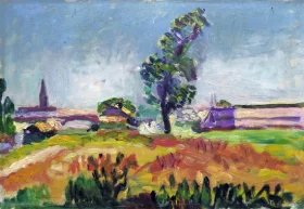 Paysage des environs de Toulouse, Le Pont des demoiselles by Henri Matisse