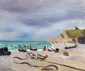 Cordages sur la plage d'Etretat by Henri Matisse
