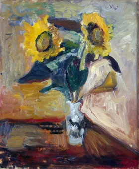 Vase of Sunflowers by Henri Matisse