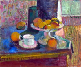 Still Life, Compote, Apples, and Oranges by Henri Matisse