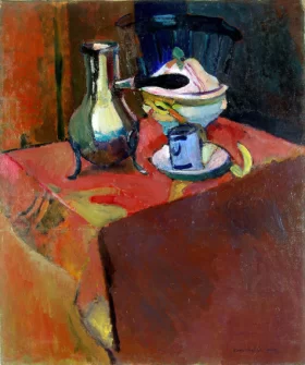 Crockery on a Table by Henri Matisse