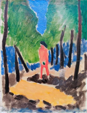 Nude in a Forest (Nu, paysage ensoleillé) by Henri Matisse Nude in a Forest (Nu, paysage ensoleillé) by Henri Matisse