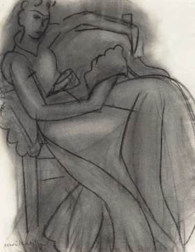 Femme dans un fauteuil by Henri Matisse Femme dans un fauteuil by Henri Matisse