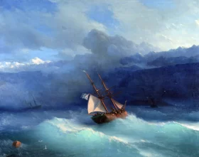 Along the Coast by Ivan Aivazovsky