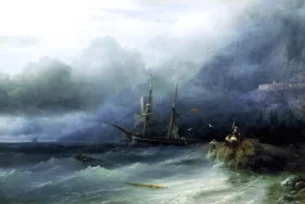 Storm 1857 by Ivan Aivazovsky Storm 1857 by Ivan Aivazovsky