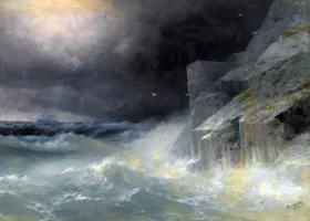 Stormy Seas, 1895 by Ivan Aivazovsky Stormy Seas, 1895 by Ivan Aivazovsky