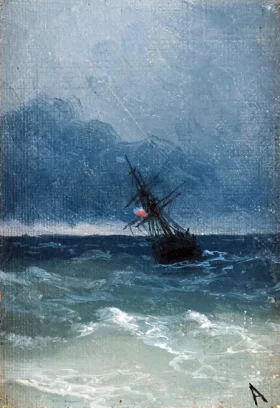 Ship on high seas by Ivan Aivazovsky Ship on high seas by Ivan Aivazovsky