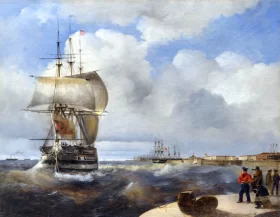 The Kronstadt Roadstead 1836 by Ivan Aivazovsky The Kronstadt Roadstead 1836 by Ivan Aivazovsky