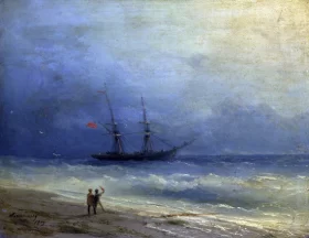 Greeting an American Ship by Ivan Aivazovsky Greeting an American Ship by Ivan Aivazovsky