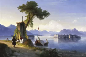 Isola Bella on Lake Maggiore by Ivan Aivazovsky