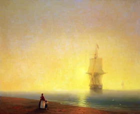 Morning at Sea 1849 by Ivan Aivazovsky