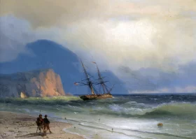 Shipping off the Ayu Dag by Ivan Aivazovsky