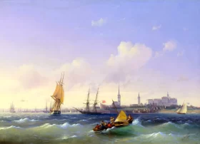 Reval (Tallinn) 1845 by Ivan Aivazovsky