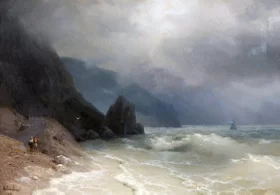 Sea coast 1886 by Ivan Aivazovsky Sea coast 1886 by Ivan Aivazovsky