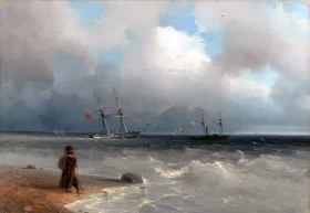 Sea Shore by Ivan Aivazovsky
