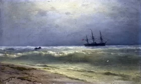 Seascape with Boat, 1892 by Ivan Aivazovsky