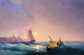 Shipping off the Dutch coast by Ivan Aivazovsky